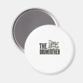 Oude Drumfather Drummer Citaat Vector Design_1 Magneet (Voorkant / Achterkant)