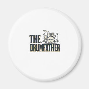Oude Drumfather Drummer Citaat Vector Design_1 Magneet
