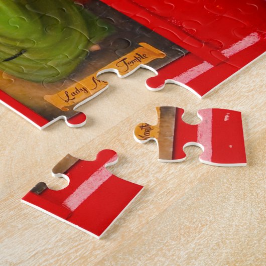 Oude Dublin Pubs. Ierland Legpuzzel (Zijkant)