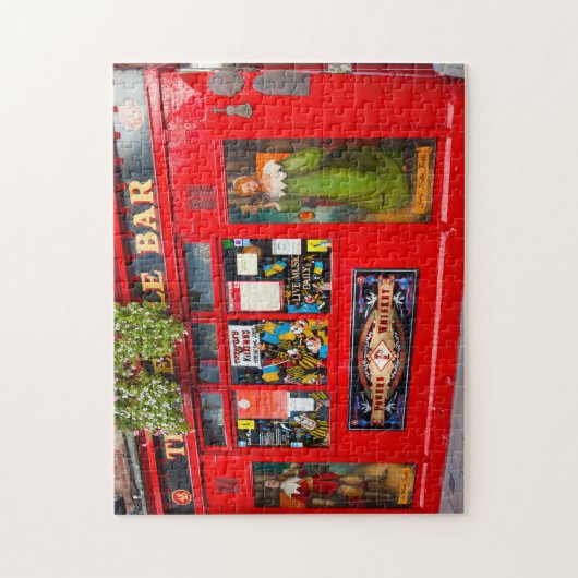 Oude Dublin Pubs. Ierland Legpuzzel (Verticaal)
