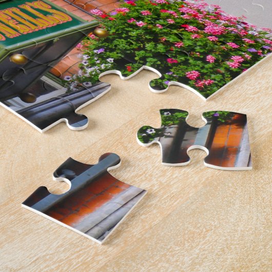 Oude Dublin Pubs. Ierland Legpuzzel (Zijkant)