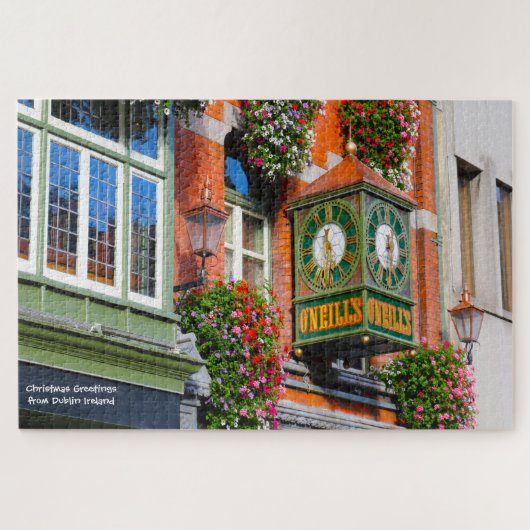 Oude Dublin Pubs. Ireland Jigzaag Puzzle Legpuzzel (Horizontaal)