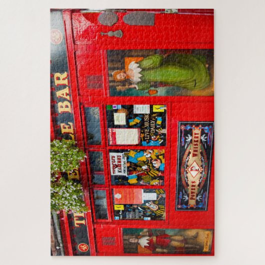 Oude Dublin Pubs. Ireland Jigzaag Puzzle Legpuzzel (Verticaal)