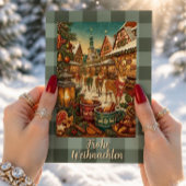 Oude Duitse Kerstmarkt Kaart