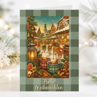 Oude Duitse Kerstmarkt Kaart