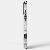 Oude Duitse krantenadvertenties uit de vroege jare Case-Mate iPhone Case (Achterkant / Links)