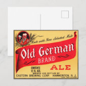 Oude Duitse Merk Briefkaart (Voorkant / Achterkant)