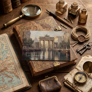 Oude Duitse Reis retro  Ansichtkaart  Briefkaart