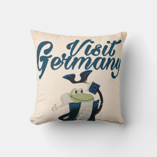 Oude Duitse reisposter cartoon Kussen