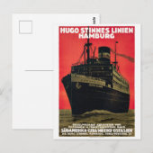 Oude Duitse Reisposter Gerenoveerd 1930 Briefkaart (Voorkant / Achterkant)