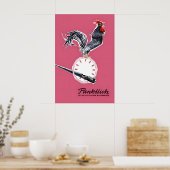 Oude Duitse Spoorwegen Poster Punctueel met de (Keuken)