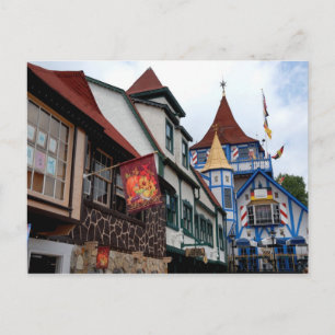 Oude Duitse stad Helen Georgia Briefkaart