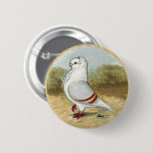 Oude Duitse uil duif in de ronde Button 5,7 Cm (Voorkant /achterkant)