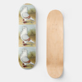 Oude Duitse uilduif staat hoog Skateboard (Voorkant)