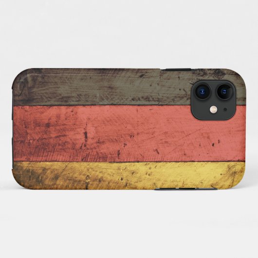 Oude Duitse vlag Case-Mate iPhone Case (Achterkant (horizontaal))