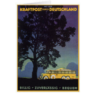 Oude Duitsland, Gele Bus 's Nachts, Reis Kunst