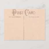 Oude Duiven Roze Valentijnsdag Kaart (Achterkant)