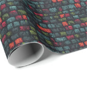 Oude Dungeon Stone Bricks D & D middeleeuwse fanta Cadeaupapier (Rol Hoek)