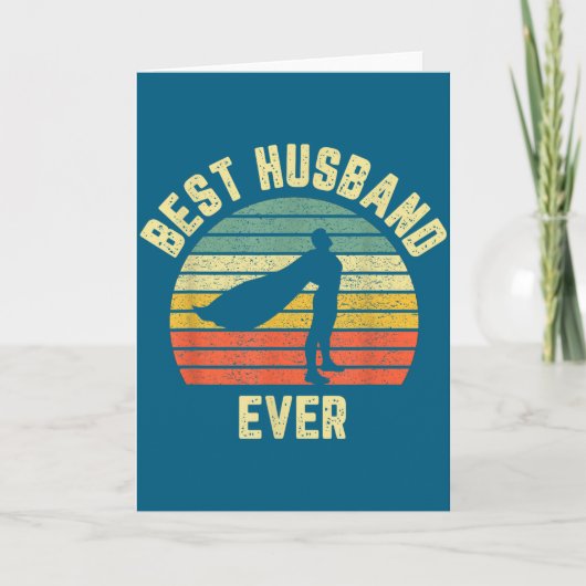 Oude echtgenoot ooit superheld leuke illustratie kaart (Voorkant)