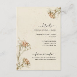 Oude Edelweiss Bloem Aquarel  Bijlage