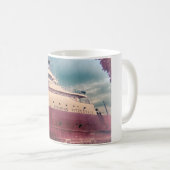 Oude Edmund Fitzgerald-foto Koffiemok (Voorkant rechts)