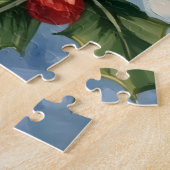 Oude eekhoorn met kerstlantern winter legpuzzel (Zijkant)