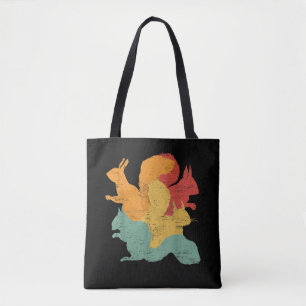 Oude Eekhoorns Grappige Bosdieren Knaagdierenliefh Tote Bag