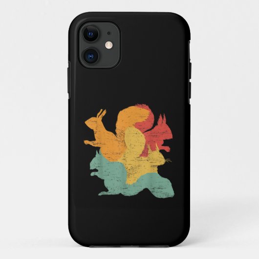 Oude Eekhoorns Grappige Bosdieren Knaagdierliefheb Case-Mate iPhone Case (Achterkant)