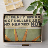 Oude Eerste Wereldoorlog Hello This Is Liberty Spe Tissuepapier (Geschenk)