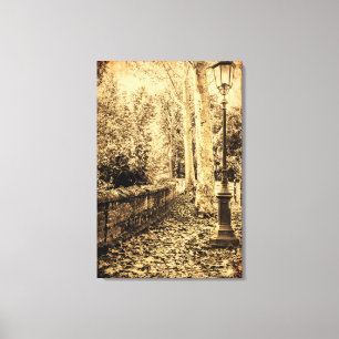 OUDE EFFECT FOTO op landschap op canvasprint Canvas Afdruk