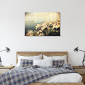 OUDE EFFECT FOTO op meer MAGGIORE canvas print . (Insitu (Slaapkamer))