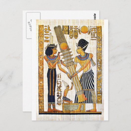 Oude Egypte 1 Briefkaart (Voorkant / Achterkant)