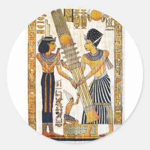 Oude Egypte 1 Ronde Sticker
