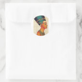 Oude Egypte 2 Ronde Sticker (Tas)