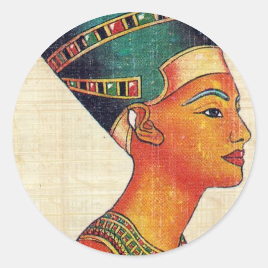 Oude Egypte 2 Ronde Sticker (Voorkant)