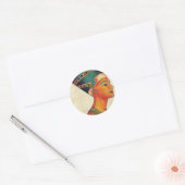 Oude Egypte 2 Ronde Sticker (Envelop)