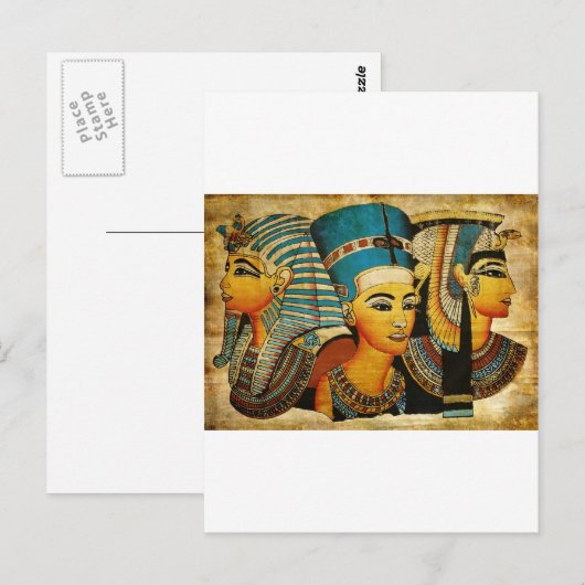 Oude Egypte 3 Briefkaart (Voorkant / Achterkant)