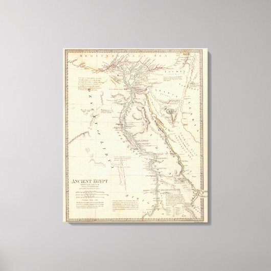 Oude Egypte 3 Canvas Afdruk (Voorkant)