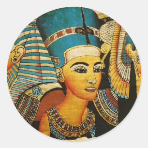 Oude Egypte 3 Ronde Sticker