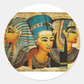 Oude Egypte 3 Ronde Sticker (Voorkant)