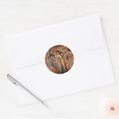 Oude Egypte 4 Ronde Sticker (Envelop)