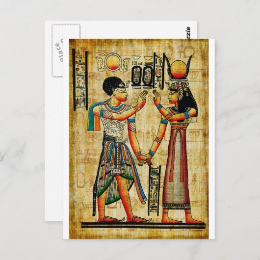 Oude Egypte 5 Briefkaart (Voorkant / Achterkant)