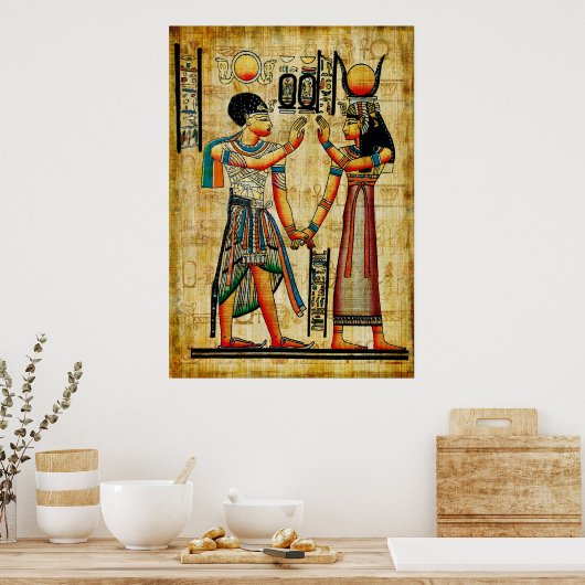 Oude Egypte 5 Poster (Keuken)
