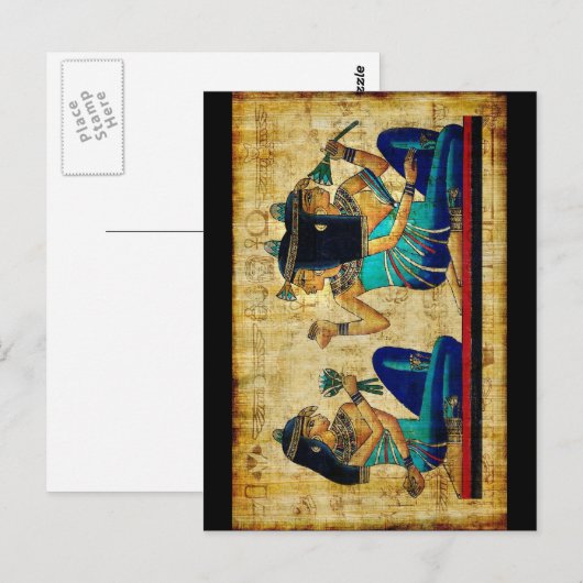 Oude Egypte 6 Briefkaart (Voorkant / Achterkant)