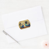 Oude Egypte 6 Ronde Sticker (Envelop)