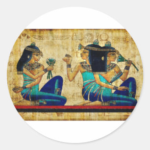 Oude Egypte 6 Ronde Sticker