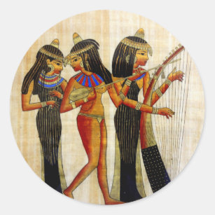 Oude Egypte 7 Ronde Sticker