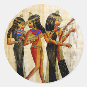 Oude Egypte 7 Ronde Sticker