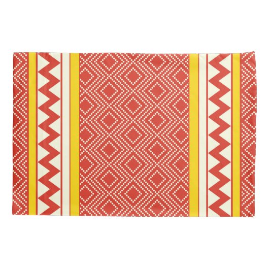 Oude Egypte Eenvoudige rode stippen Kussensloop (Achterkant)