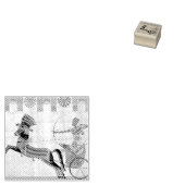 Oude Egypte Farao Ramses II Kleurrijke tekening Rubberstempel (Gestempeld)